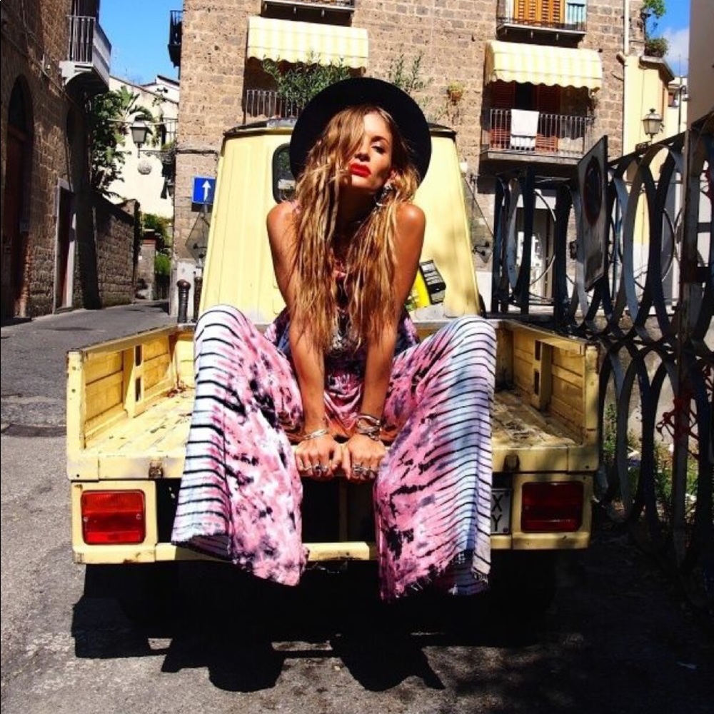 Rat & Boa Tie Dye Romper